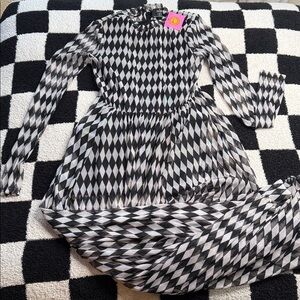 Dressed in LALA Monochrome Diamond Maxi Dress